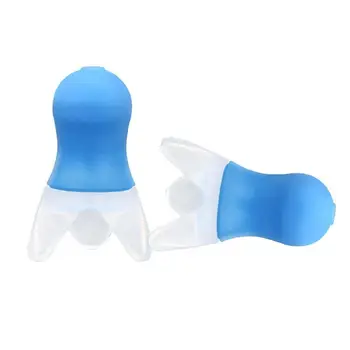 

1 Pair Pressure Equalization Flight Earplugs Noise Sleep Earplugs Silicone plugs Ear Multfuntional Soundproof Reduction Reu C9C7