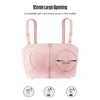 Maternity Bra For Breast Pump Hands Free Pumping Bra Adjustable Cotton Breast Pump Bra No Steel Ring Nursing Bra 2