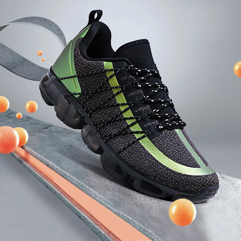 metallic athletic shoes