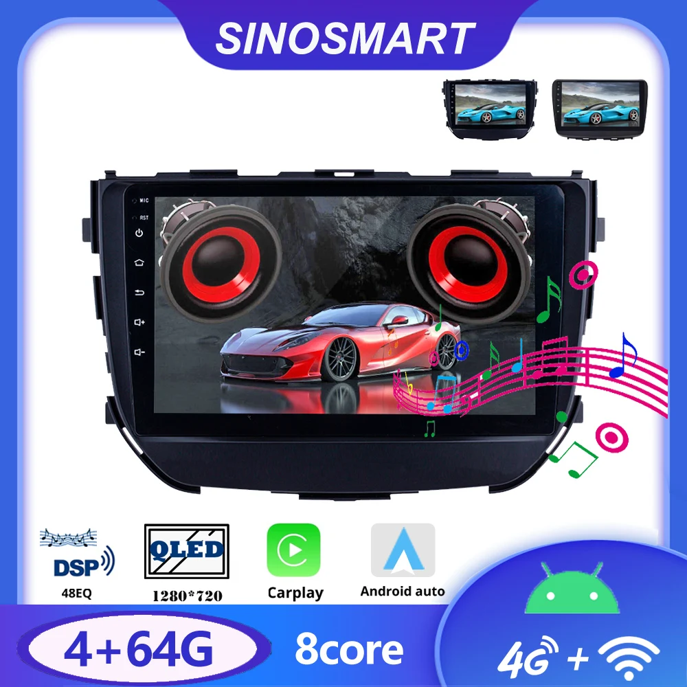 Sinosmart Car GPS Navigation Player Radio for Suzuki Vitara Brezza