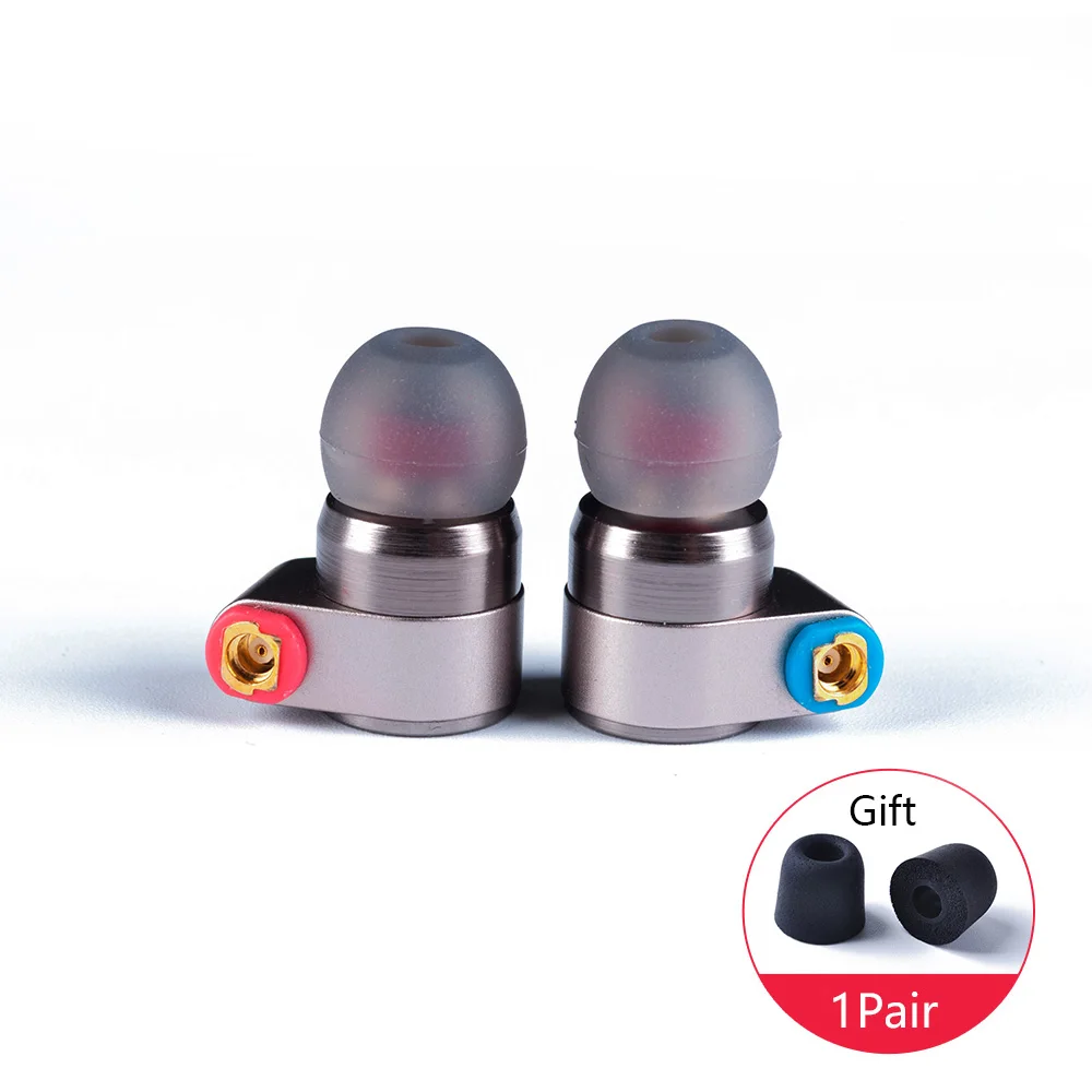 Наушники вкладыши TIN Audio T2 с двойным динамическим приводом Hi Fi басами DJ