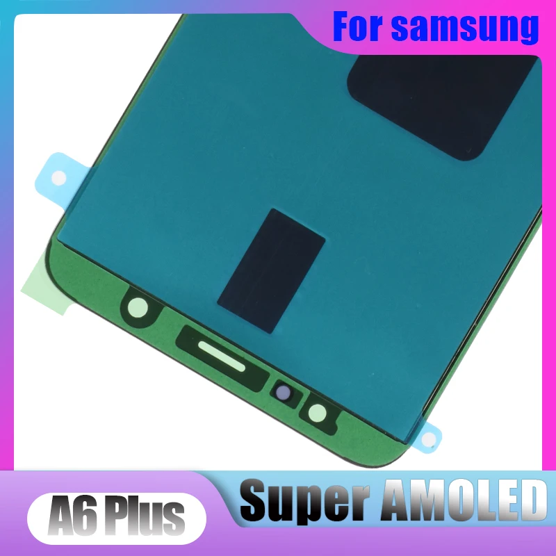 Оригинальный ЖК дисплей SUPER AMOLED для Samsung Galaxy A6 Plus A6050 A6050F сенсорный экран