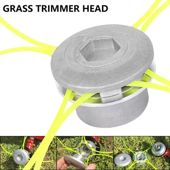 

Aluminum Grass Trimmer Universal Trimmer Aluminum Head String Set Grass Brush Attachment Knife Garden Power Tool for Lawn Mower