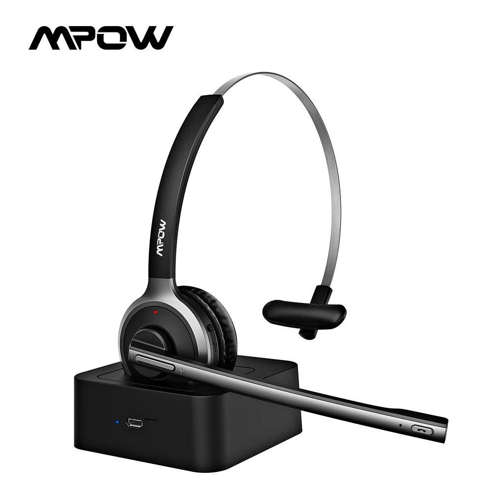Bluetooth-гарнитура Mpow Офисная гарнитура с шумоподавляющим микрофоном Bluetooth 4 1