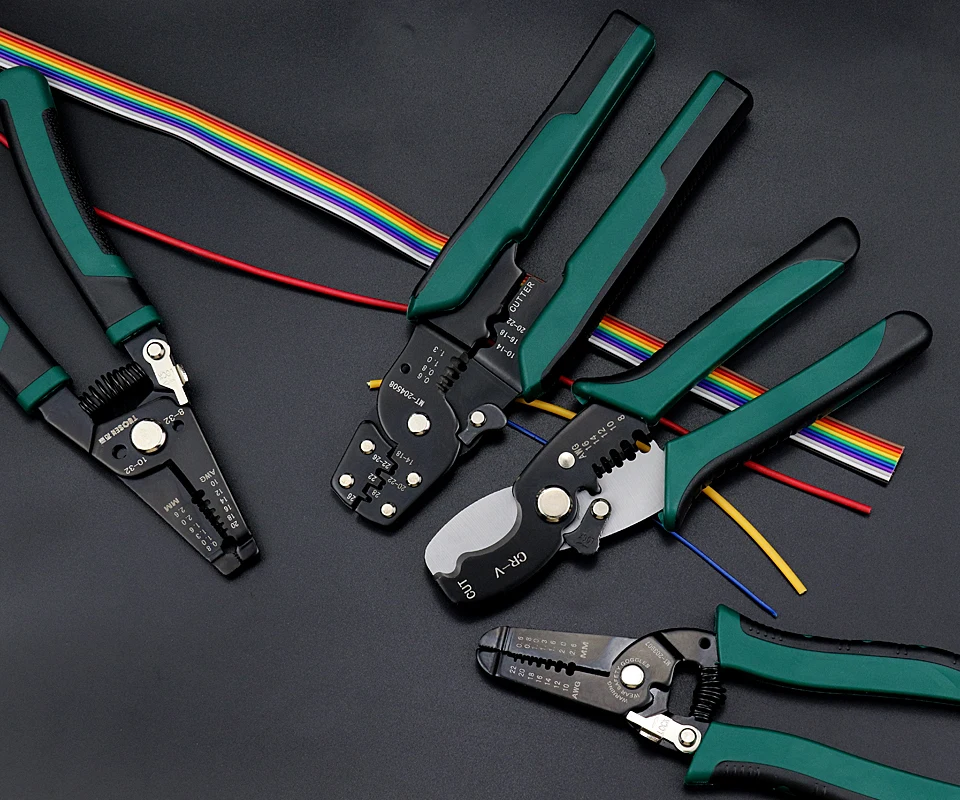 Combination Cable Wire Stripping Crimping Tool Pliers