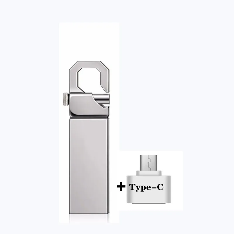 

Pen drive Type-C 2.0 Metal waterproof pendrive 4GB 8GB 16GB Usb Flash Drive 32GB 64GB usb stick Commercial LOGO