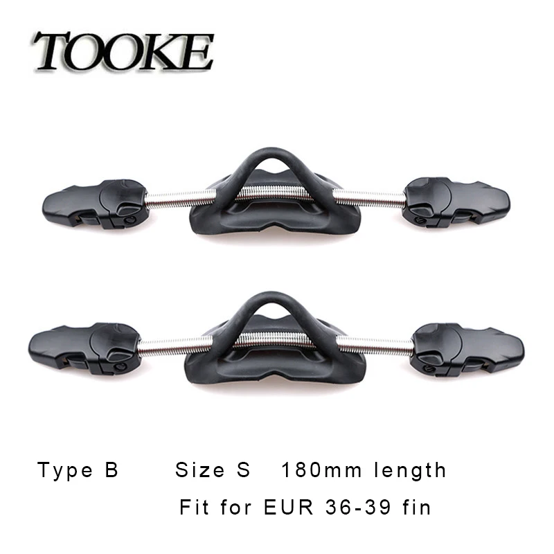 Diving Fin Straps 2PCS Scuba Diving Stainless Steel Spring Heel Straps