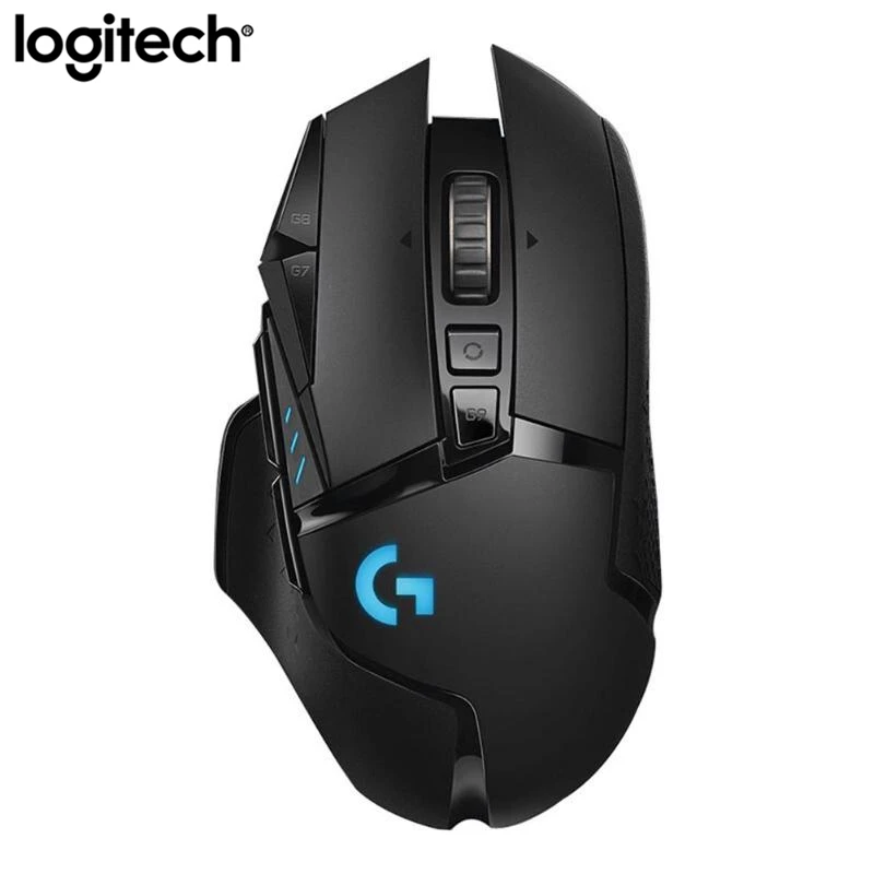 Беспроводная игровая мышь logitech G502 LIGHTSPEED 2,4 GHz HERO, программирование макросов 16000 dpi, Регулируемая игровая мышь с 11 клавишами