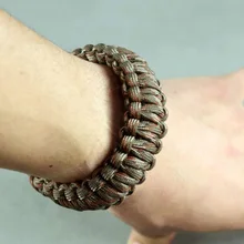 Открытый военный, для выживания U Шап стальной пряжки парашютный канат трос браслеты тканые браслеты на экстренный случай FDX99