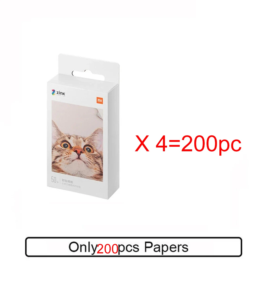 Newest Printer Xiaomi ZINK Pocket Printer Paper Self-adhesive Photo Print  Sheets Xiaomi 3-inch Mini Pocket Photo Paper 
