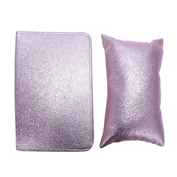 

Professional Nail Pillow Cushion Holder Soft Pu Leather Hand Arm Rest Set Nail Art Salon Manicure Tool#Fuchsia