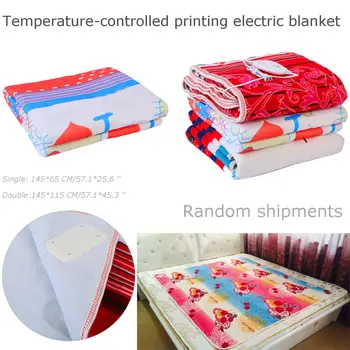 

New Electric Blanket Non-woven Fabric Electric Heating Blanket Single/Double Heated Blanket 220V Adjustable Electrique Carpet He