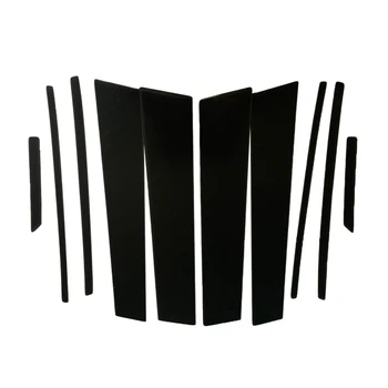 

16PCS/SET Pillar Post Trims Glossy Black Car Window Decoration Cover Trims