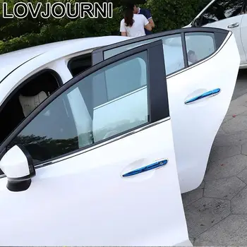 

Window Trunk Rear Panels Door Handle Exterior Decorative Automovil Bright Sequins Trim Accessory 14 15 16 17 18 FOR Mazda 3