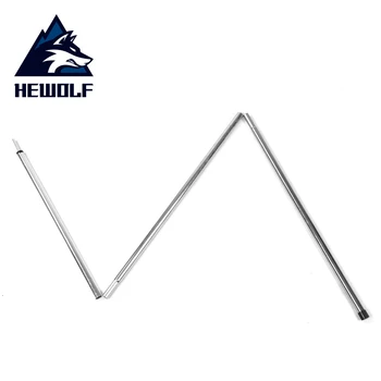 

2 Pieces Camping Tent Pole Tent Entrance Hall Strut Rod Side Window Pole Pergola Canopy Support Iron Rod Tent Accessories