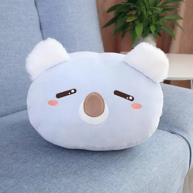 8 видов стилей мягкий Handwarm Kawaii коала ленивый Единорог плюшевая игрушка-подушка мультяшный Пингвин динозавр Кролик Мышь Мягкая игрушечная печать - Цвет: D