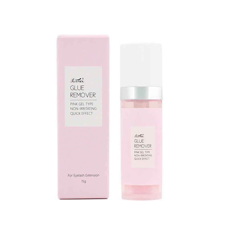 Eliminador de pegamento para pestañas modelo de presión rosa de alta calidad 15g Tipo de Gel de fragancia ELIMINACIÓN DE desodorante adhesivo de pestañas