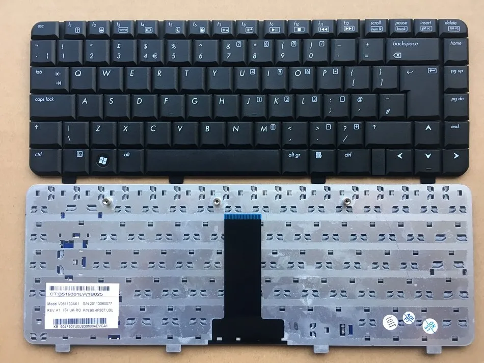 

UK Keyboard For HP Pavilion dv2000 dv2100 dv2200 dv2300 Presario V3000 SERIES UK Layout Laptop Keyboard