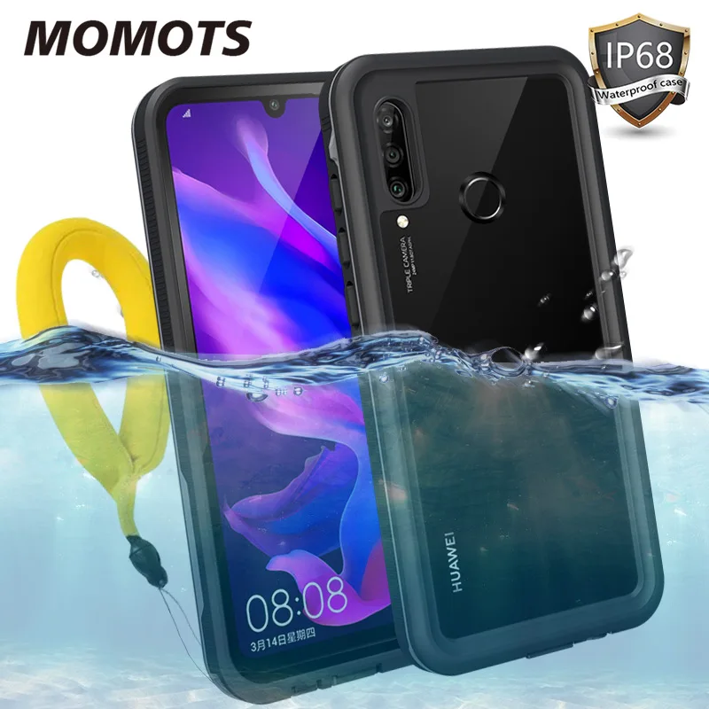 Противоударный чехол 360 для Huawei P30 Lite Pro водонепроницаемый P20 Mate 30 Роскошный