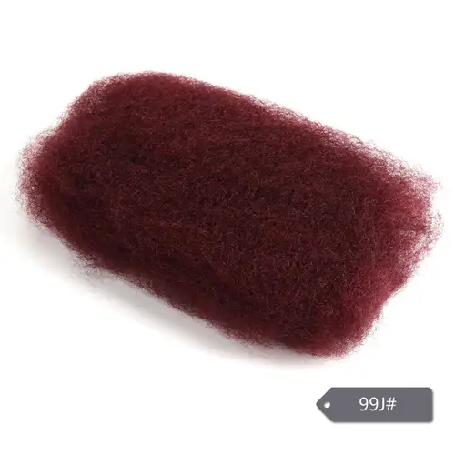 Sleek Afro Kinky Bulk Human Hair For Braiding Twist Peruvian QVR Remy Bulk Hair For Dreadlock Natural Color African Braids Hair - Image 11