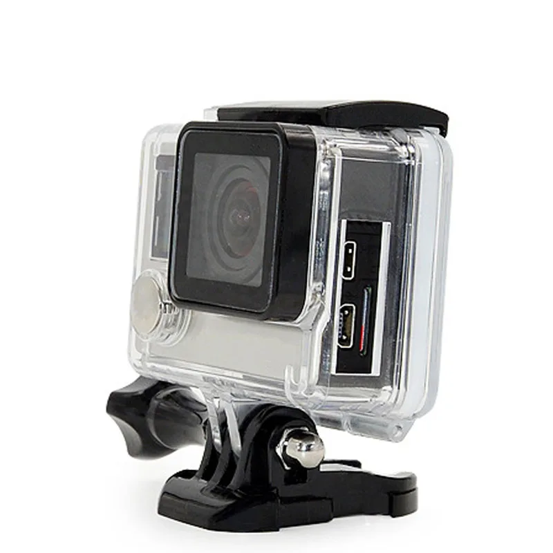 Боковой открытый Скелет Корпус защитный чехол крепление для GoPro Hero 4/3+ горячая распродажа