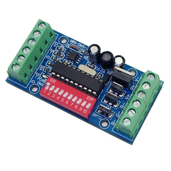 

Mini 3CH DMX512 decoder 3CH*5A 15A DC5V 12V 24V MINI-DMX-3CH for led RGB controller led strip lights tape DMX 512 console