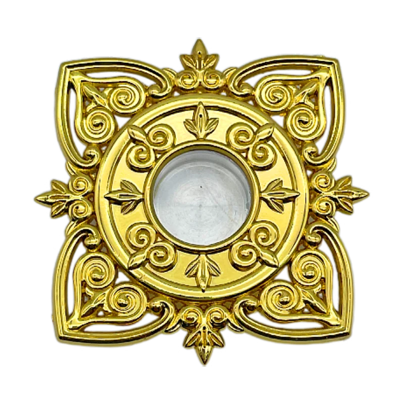Jesus Crucifix Sculpture Orthodox Cross Church Decoration Cross Ornament Relic Chest Protective Case