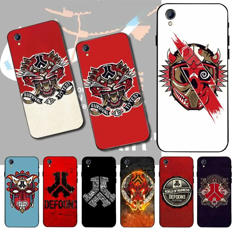 

NBDRUICAI defqon 1 high-end DIY Painted Bling Phone Case For Vivo Y91c Y17 Y51 Y67 Y55 Y93 Y81S Y19 Y7S Case