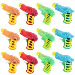 12 шт. мини смешной пластиковый водяной пистолет пистолеты игрушки для детей взрослых пляж бассейн Ванна вечерние случайный стиль