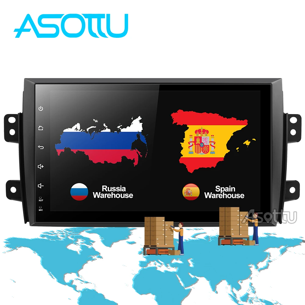 Автомобильный dvd плеер Asottu CTY9060 с gps для Suzuki SX4 3G Wi Fi навигацией радио видео аудио