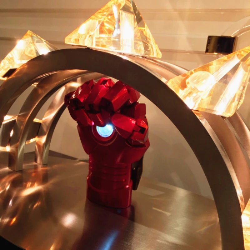 MARSHAL Marvel Мстители Железный человек манипулятор пистолет беспроводной Bluetooth 4,0 динамик Золотой 9000 мАч Мобильный Внешний аккумулятор с светодиодный