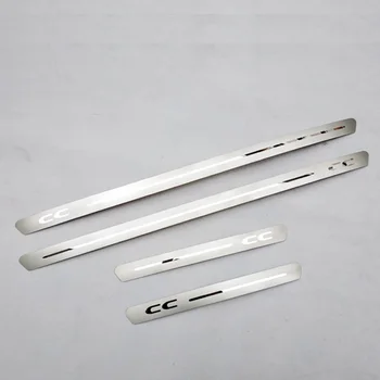 

for Volkswagen Passat CC Door Sill Strip Welcome Pedal Cover Car Styling Sticker Auto Decoration Accessories 4 Pcs
