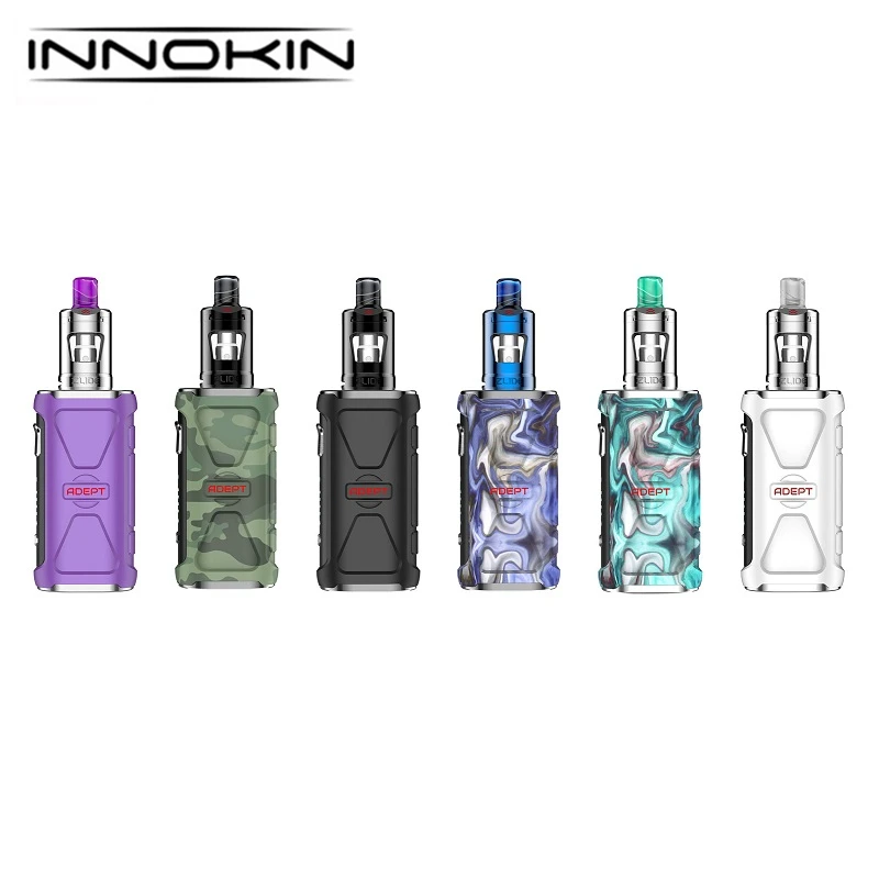

Vape Kit INNOKIN Adept Zlide Electronic Cigarette Kit Waterproof 3000mAh Box Mod 2ml Zlide Tank 0.48ohm Zenith Z-PLEX3D Head