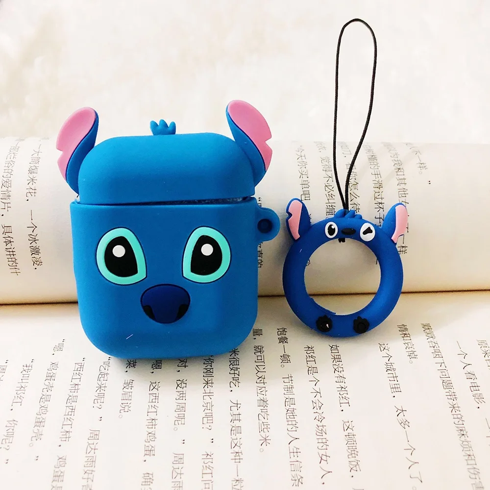 Charging Earphone Case For Air Pods Charging Protective Box Cute Minnie Duck Dog Paw Bags For Apple AirPods 1 2 Headphone Cover - Цвет: GJ0744