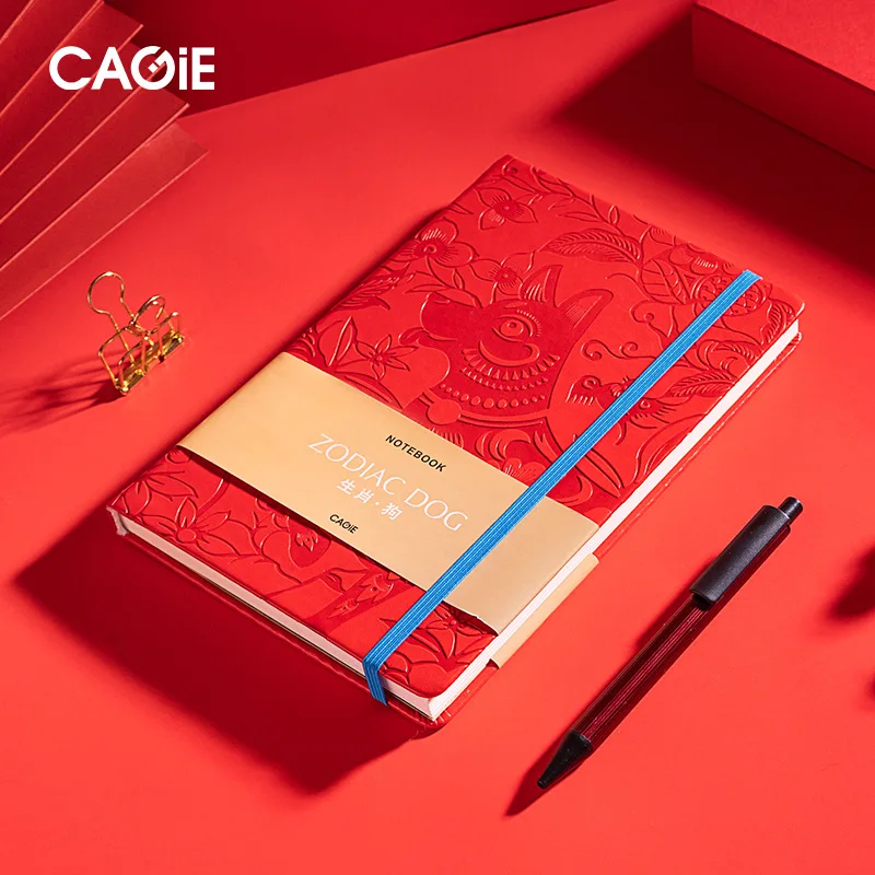 

Cute A5 Diary Line Zodiac Dog Notebook and Journal Kawaii Lace Agenda Planner Organizer Note Book Back to School Travel Handbook