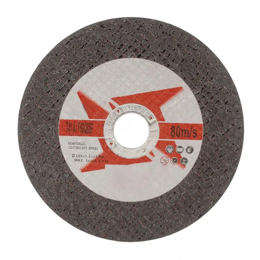 25Pcs 36 Grit Resin Cutting Wheel Disc Circular for Angle Grinder Black 105*16*1.2mm