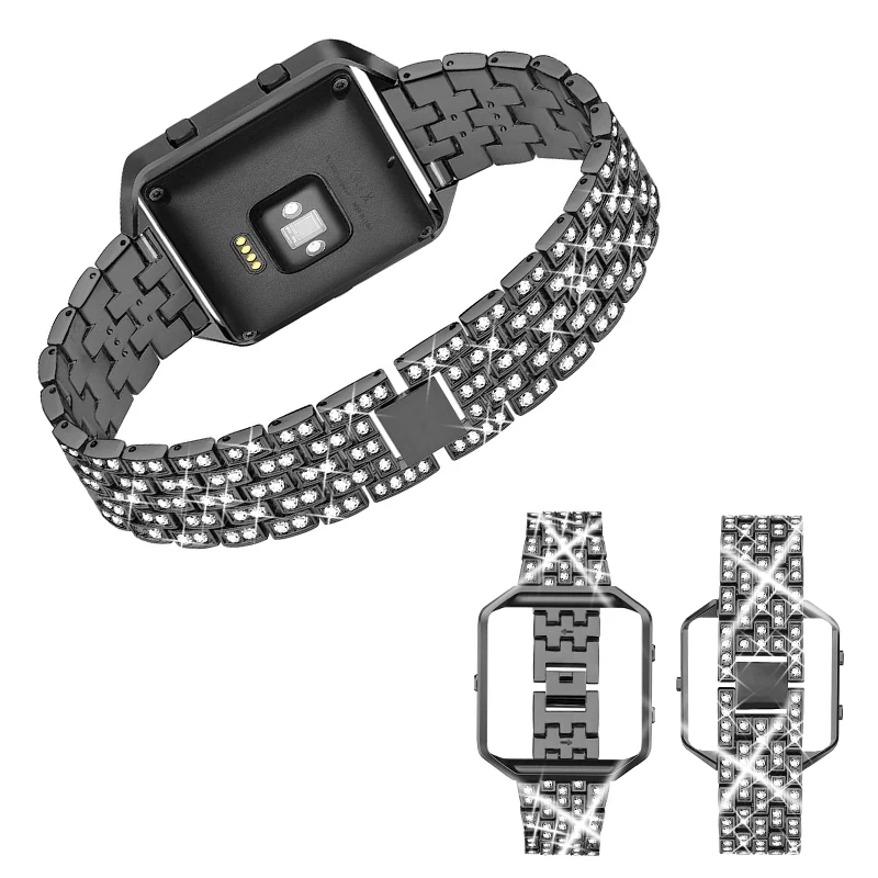 Joyozy женский браслетный ремешок для часов алмазное украшение для fitbit blaze Элегантный и стильный ремешок для часов fitbit blaze