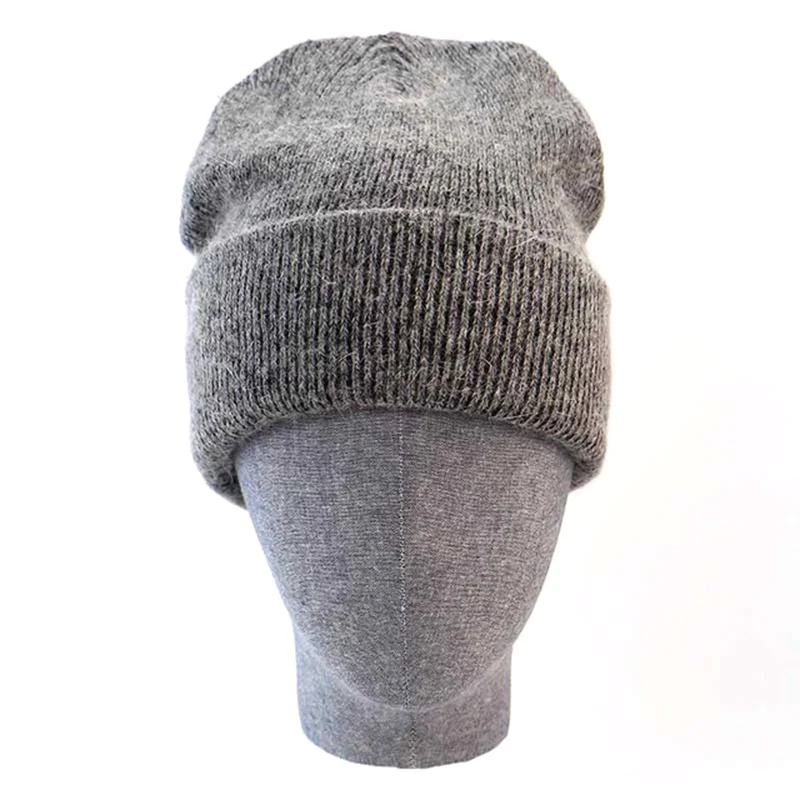 Men Slouch Wool Knitted Beanie Hats Winter Warm Thick Stretch Black Men Beanies Skullies Hats Ski Cap Gorro Invierno Hombre