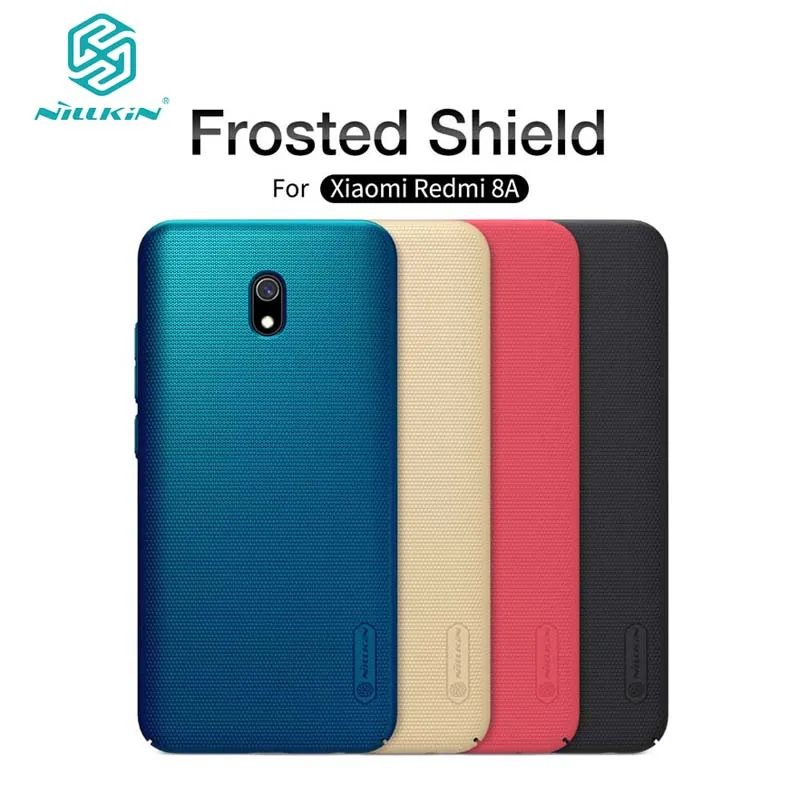 

NILLKIN Frosted Matte Hard PC Back Case for Xiaomi Redmi 8A 6.22" Back Cover Free Gift Phone Holder