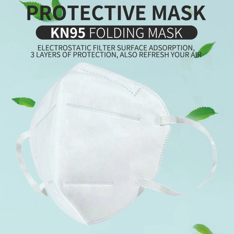 

KN95 3 Layers Particulate Respirator Dust Masks Disposable Anti Pollution Surgical Mask Anti-Dust Smoke Gas Allergies Germs