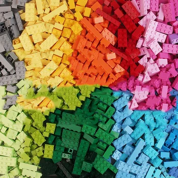 

250/500/1000 Pcs Building Blocks Sets City DIY Creative Bricks Compatible Small Bricks Bulk Educational Kids Classic Blocks Toys