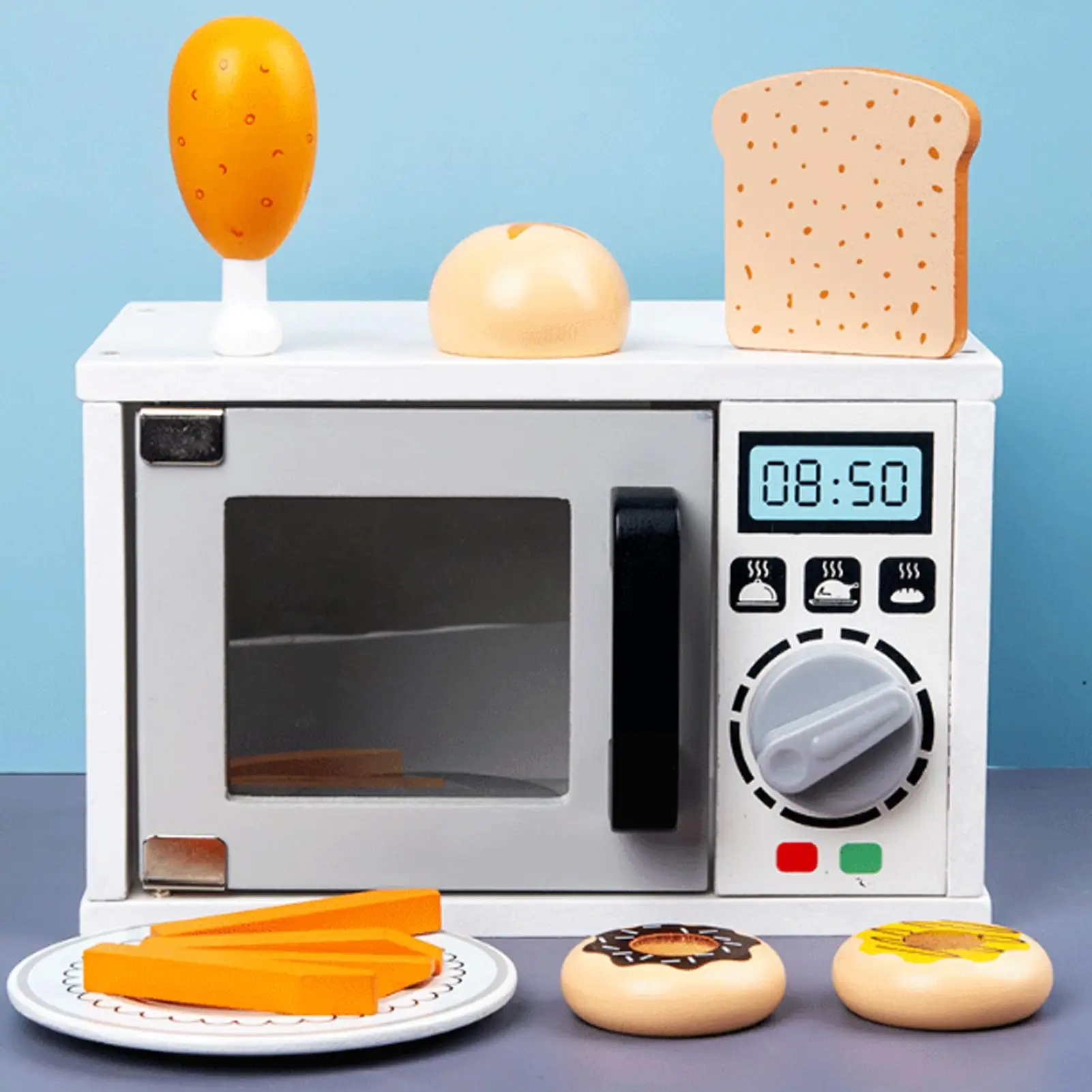 Simulation Microwave Oven Kitchen Toys Elay Educational Mini Cute Play  House Role Playing Toy Christmas Gifts For Girls