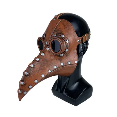 Unisex Halloween Robe Hooded Cloak Costume Cosplay Monk Suit Adult Role-playing Decoration Clothing Plague Doctor Bird Mask hot