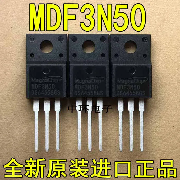 

10pcs/lot MDF3N50 TO-220F 3A 500V