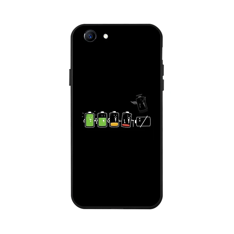 Fashion Black Silicone Case For OPPO Realme 1 Cases Soft TPU Phone Cover For Oppo A79 A71 A59 F3 F11 Coque Bumper Fundass