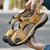 2022 New Men Summer Sandals Comfortable Casual Shoes Plus-sized Flats High Quality Beach Sandals Men Sandalias Hombre ► Photo 2/6