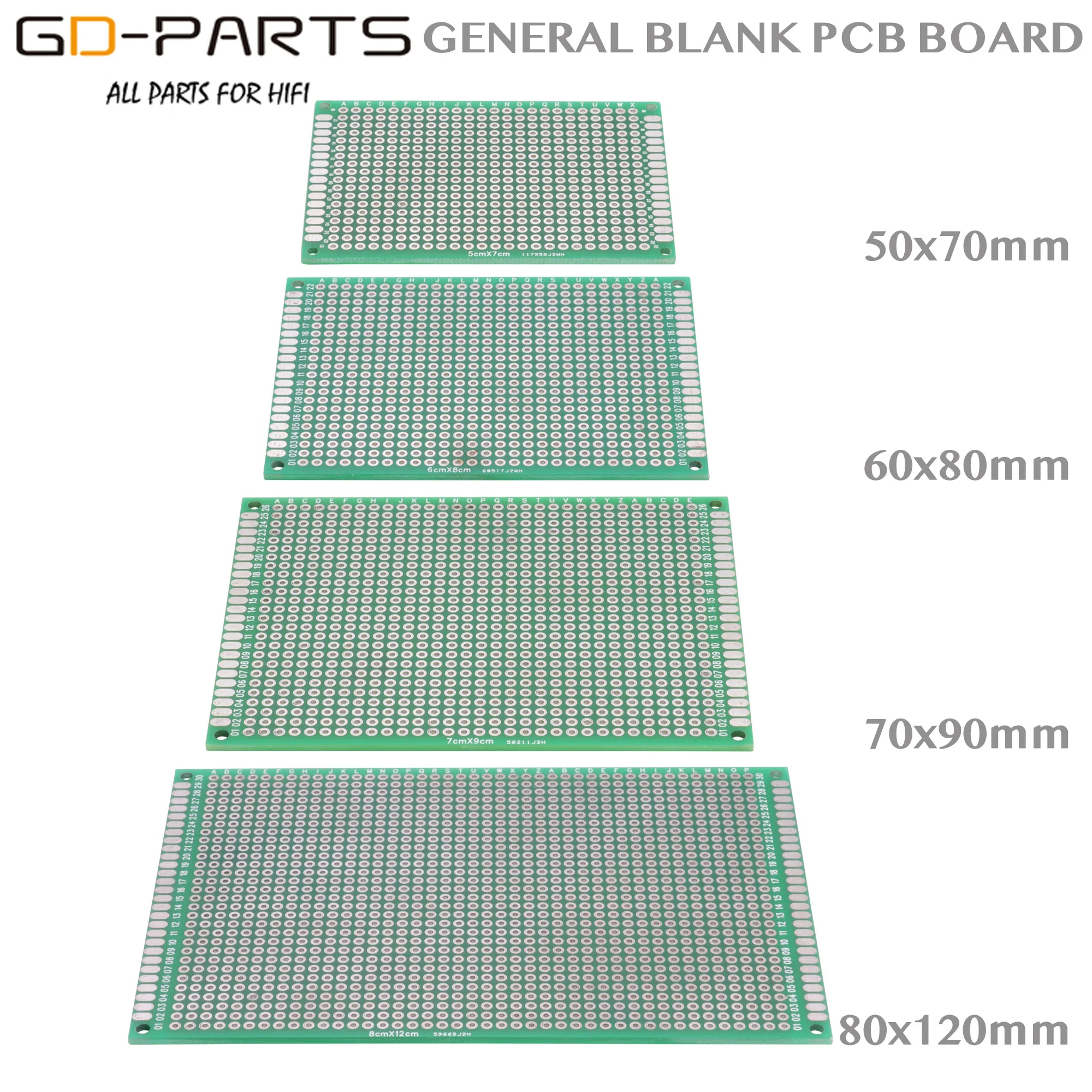 

General Use Blank PCB Printed Circuit Board For Hifi DIY Practice Repair Project