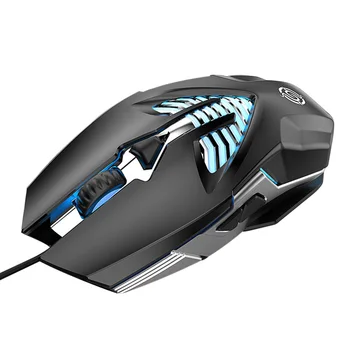 

6 Button Ergonomic Multicolored Backlit Plug And Play USB Wired Gaming Mouse For Computer Silent 4 DPI Home Office Lightweight