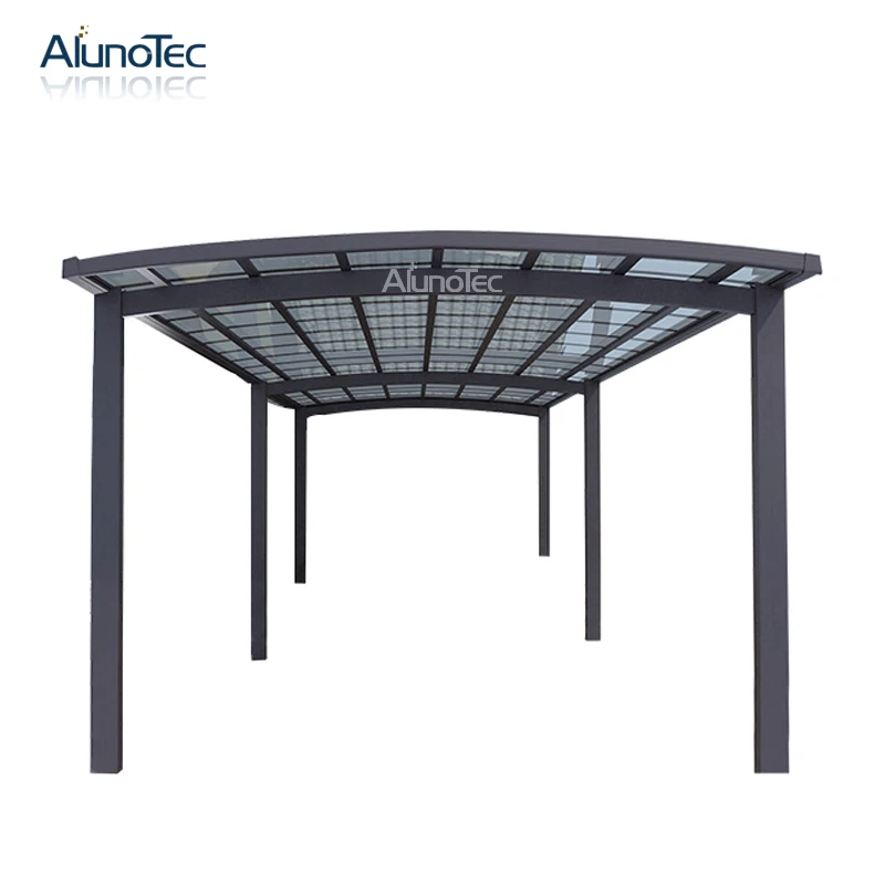 Waterproof Aluminum Polycarbonated Carport Car Shelter 5.5m Length x 6m Width x 3m Height