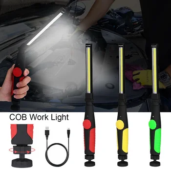 

Magnetic inspection light USB charging LED work light folding auto repair lightWorking Inspection Torches Maintenance flashlight